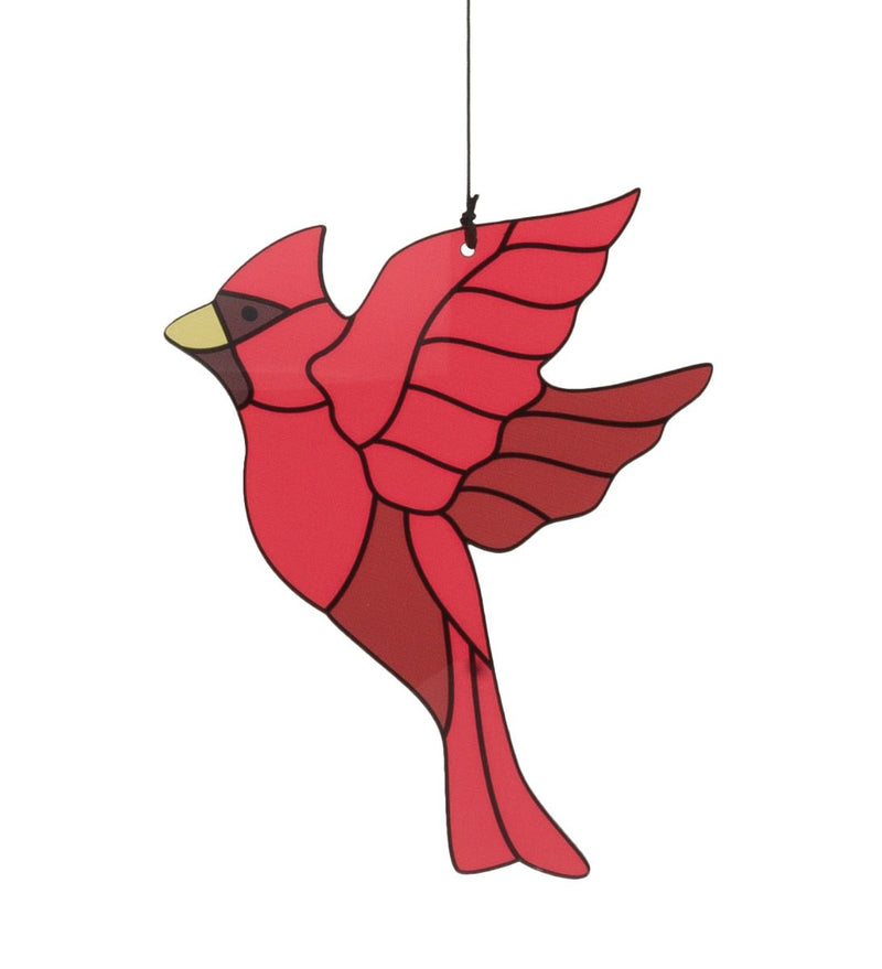 Floral Bird Chime 32" - Cardinal