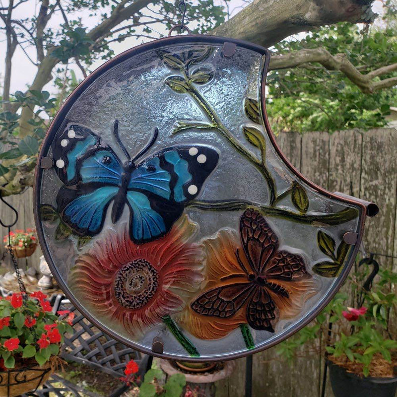 Hand Painted Bird Feeder - Butterfly