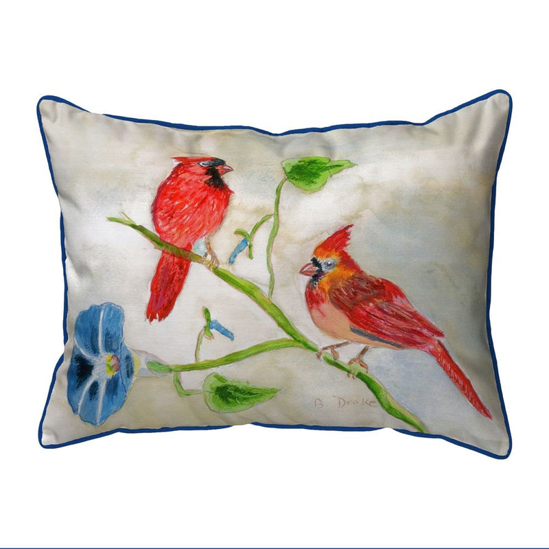 Betsy Drake Betsy’s Cardinals Large Pillow 16x20