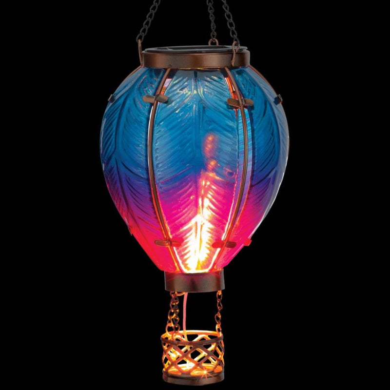 Hot Air Balloon Solar Lantern SM - Blue