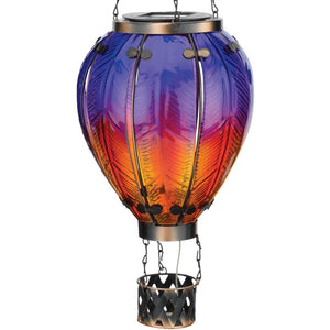 Hot Air Balloon Solar Lantern LG - Purple