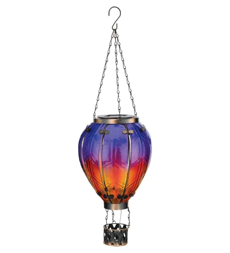 Hot Air Balloon Solar Lantern LG - Purple