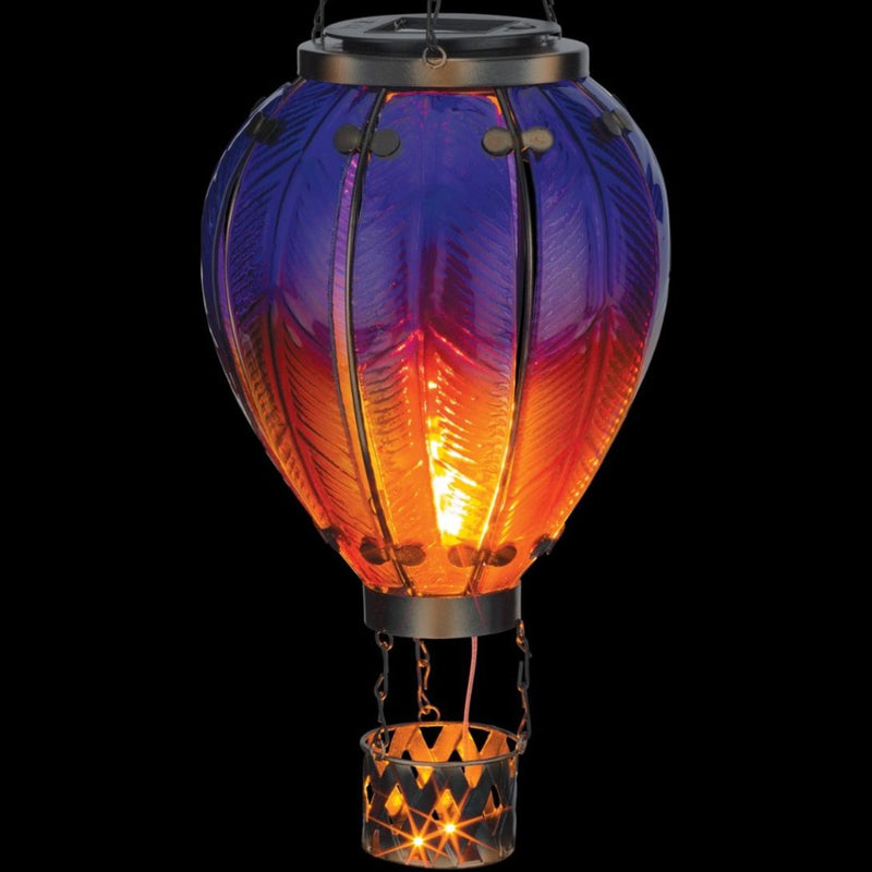Hot Air Balloon Solar Lantern LG - Purple