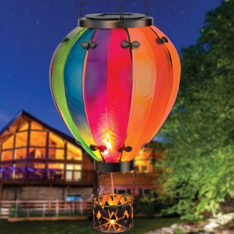 Hot Air Balloon Solar Lantern LG - Rainbow