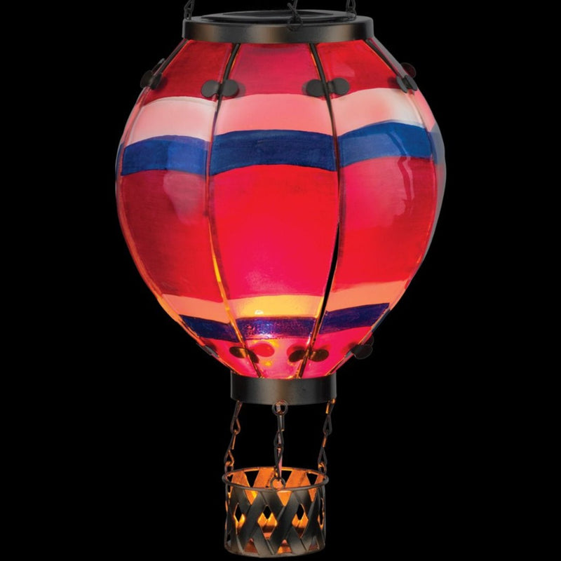 Hot Air Balloon Solar Lantern LG - Stripe
