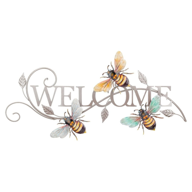 Luster Welcome Wall Decor - Bee