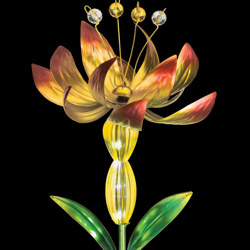 Flower Spinner Solar Stake (Assorted Colors)