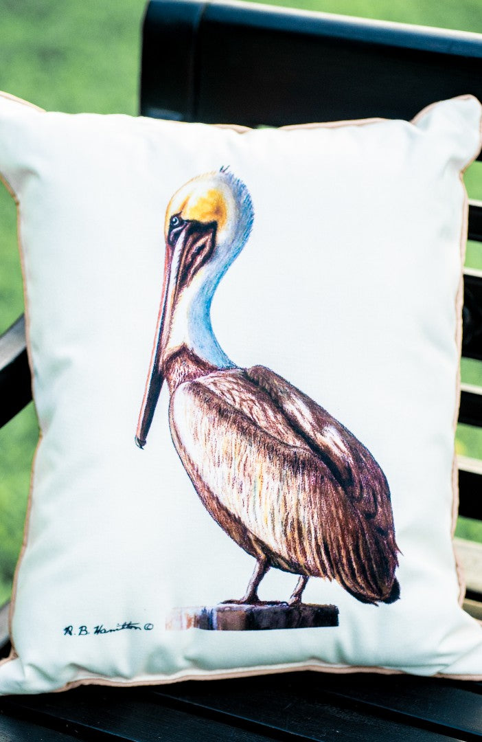 Pelican Large Indoor/Outdoor Pillow 16x20