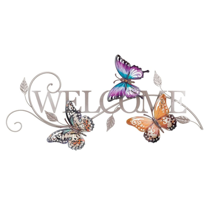 Luster Welcome Wall Decor - Butterfly
